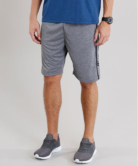 Bermuda-Masculina-Esportiva-Ace-com-Listras-Laterais-Cinza-Mescla-Escuro-9018150-Cinza_Mescla_Escuro_1