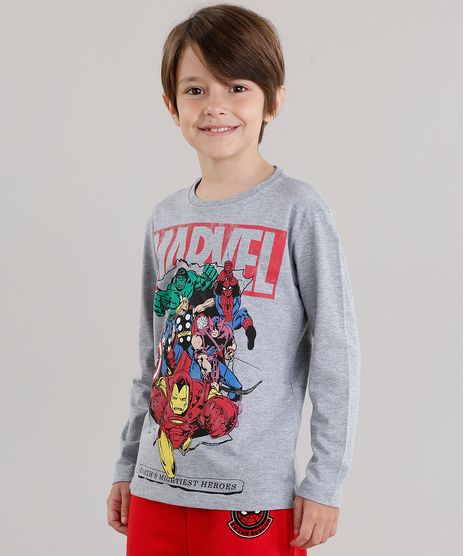Camiseta-Infantil-Herois-Os-Vingadores-Manga-Longa-Gola-Careca-Cinza-Mescla-9043360-Cinza_Mescla_1