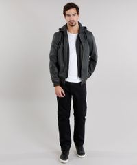 Jaqueta-Masculina-Bomber-2-em-1-com-Capuz-Removivel-em-Moletom-Chumbo-8851701-Chumbo_3