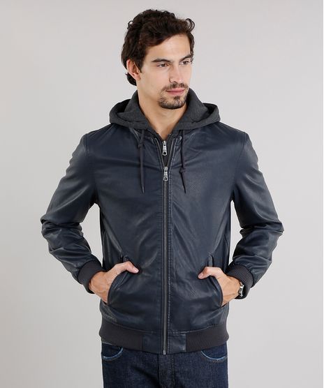 Jaqueta-Masculina-Bomber-2-em-1-com-Capuz-Removivel-em-Moletom-Azul-Marinho-8851701-Azul_Marinho_1