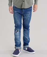 Calca-Jeans-Infantil-Skinny-Destroyed-Azul-Escuro-9046937-Azul_Escuro_1