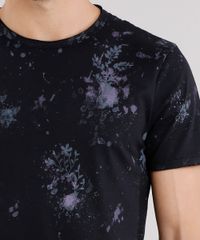 Camiseta-Masculina-Slim-Fit-Estampada-Floral-Manga-Curta-Gola-Careca-Preto-8969826-Preto_4