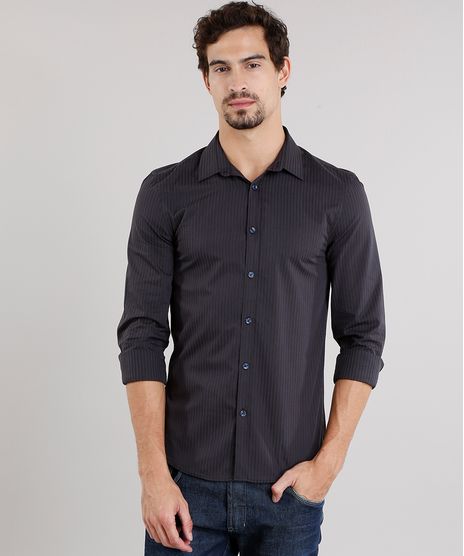Camisa-Masculina-Slim-Listrada-Manga-Longa-Azul-Marinho-8856178-Azul_Marinho_1