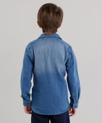 Camisa-Jeans-Infantil-em-Moletom-com-Bolso-Manga-Longa--Azul-Medio-8866668-Azul_Medio_2