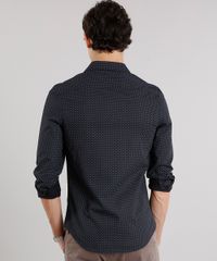 Camisa-Masculina-Slim-Estampada-Manga-Longa-Preta-8856185-Preto_2