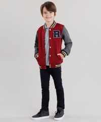 Jaqueta-Infantil-Bomber-College-em-Moletom-com-Bolsos-Vinho-8852334-Vinho_3