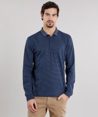 Polo-Masculina-Listrada-Texturizada-Manga-Longa-Azul-Marinho-9118669-Azul_Marinho_1