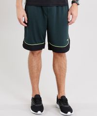 Bermuda-Masculina-Esportiva-Ace-com-Listras-Laterais-e-Vivo-Verde-Escuro-8818859-Verde_Escuro_1