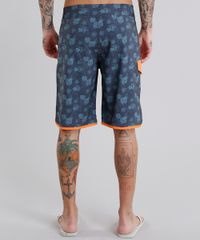 Bermuda-Surf-Masculina-Estampada-de-Folhagens-com-Bolso-Verde-Escuro-8909856-Verde_Escuro_2