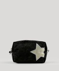 Necessaire-Feminina-em-Veludo-com-Bordado-de-Estrela-com-Lurex-Preta-9129334-Preto_1