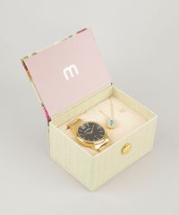 Kit-de-Relogio-Analogico-Mondaine-Feminino---Colar---Brinco---53607LPMVDE2K-Dourado-9172157-Dourado_1
