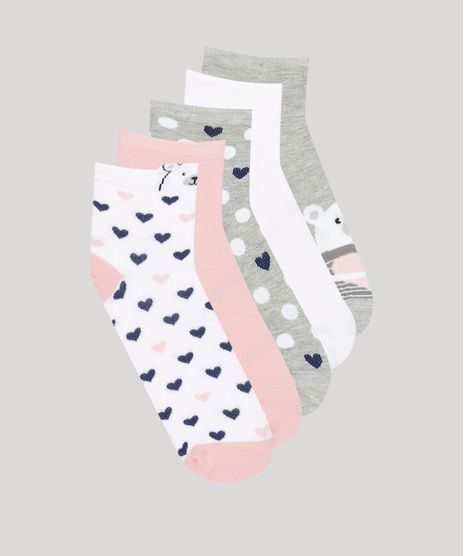 Kit-de-5-Meias-Femininas-Cano-Medio-Estampadas-Multicor-9086332-Multicor_1