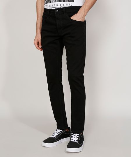 Calca-de-Sarja-Masculina-Skinny-Preta-9973620-Preto_1