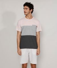 Camiseta-Masculina-Manga-Curta-Gola-Careca-com-Recortes-e-Bolso-Rosa-Claro-9975801-Rosa_Claro_3