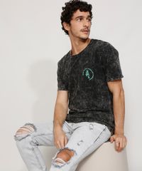 Camiseta-Masculina-Marmorizada-Manga-Curta-Gola-Careca-com-Coqueiro-Preta-9981541-Preto_5