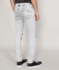 Calca-Jeans-Masculina-Skinny-Destroyed-Marmorizada-Cinza-Claro-9981194-Cinza_Claro_4