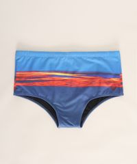 Sunga-Masculina-Tradicional-Estampada-com-Protecao-UV50--Azul-9977790-Azul_1