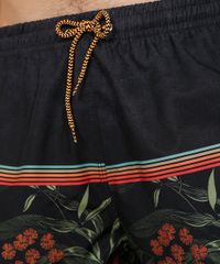 Short-Masculino-com-Estampa-Floral-e-Bolsos-Preto-9974693-Preto_2