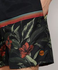 Short-Masculino-com-Estampa-Floral-e-Bolsos-Preto-9974693-Preto_6