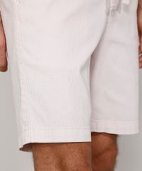 Bermuda-Masculina-Reta-Texturizada-com-Cordao-Rosa-Claro-9983480-Rosa_Claro_5