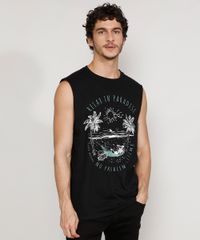 Regata-Masculina-Caveira--Relax-in-Paradise--Gola-Careca-Preta-9971313-Preto_1