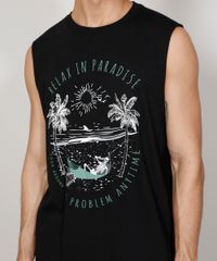 Regata-Masculina-Caveira--Relax-in-Paradise--Gola-Careca-Preta-9971313-Preto_5