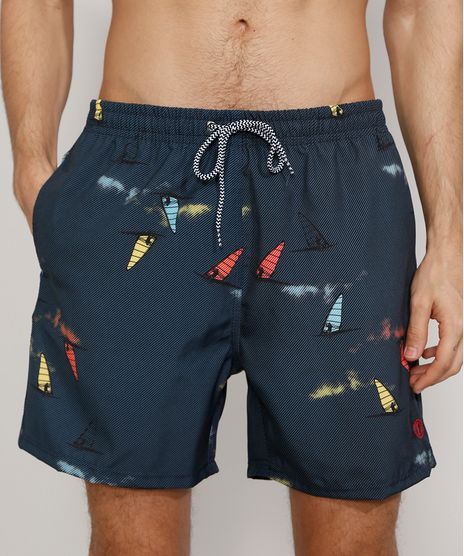 Short-Masculino-Estampado-Windsurf-com-Cordao-e-Bolsos-Azul-Marinho-9975600-Azul_Marinho_1