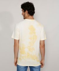 Camiseta-Masculina-Estampada-Manga-Curta-Gola-Careca-Tie-Dye-Lisa-Simpson-Amarela-9973600-Amarelo_4