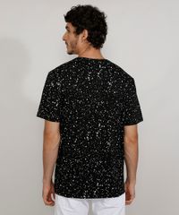 Camiseta-Masculina-Estampada-Manga-Curta-Gola-Careca-Snoopy-Astronauta-Preta-9978103-Preto_4