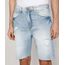 Bermuda-Jeans-Masculina-Slim-com-Rasgos-e-Barra-a-Fio-Azul-Claro-9972481-Azul_Claro_1