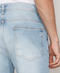 Bermuda-Jeans-Masculina-Slim-com-Rasgos-e-Barra-a-Fio-Azul-Claro-9972481-Azul_Claro_4