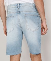 Bermuda-Jeans-Masculina-Slim-com-Rasgos-e-Barra-a-Fio-Azul-Claro-9972481-Azul_Claro_6