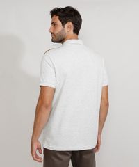 Polo-Masculina-Manga-Curta-Texturizada-Cinza-Mescla-Claro-9968215-Cinza_Mescla_Claro_2