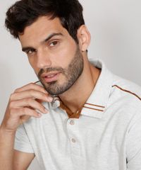 Polo-Masculina-Manga-Curta-Texturizada-Cinza-Mescla-Claro-9968215-Cinza_Mescla_Claro_5