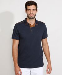 Polo-de-Piquet-Favo-Masculina-Tradicional-com-Suede-Manga-Curta-Azul-Marinho-9968216-Azul_Marinho_1