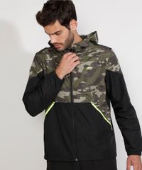 Jaqueta-Corta-Vento-de-Nylon-Masculina-Esportiva-Ace-com-Recorte-Camuflado-e-Capuz-Verde-Militar-9786814-Verde_Militar_6