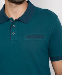 Polo-de-Piquet-Masculina-Tradicional-com-Bolso-Quadriculado-Manga-Curta-Azul-Petroleo-9948843-Azul_Petroleo_4