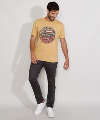 Camiseta-Masculina-Manga-Curta-Gola-Careca--Sports-Cars-Classics--Mostarda-9981739-Mostarda_3