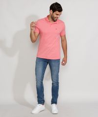 Polo-Masculina-Basica-Comfort-Manga-Curta-Coral-9449829-Coral_3