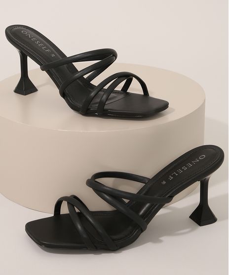 Tamanco-Feminino-Salto-Medio-com-Tiras-Cruzadas-Oneself--Preto-9985053-Preto_1