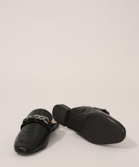 Mule-Feminino-Texturizado-Croco-com-Corrente-Via-Uno-Preto-9983614-Preto_6
