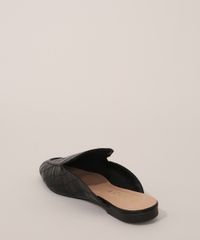 Mule-Feminino-Texturizado-Cobra-Via-Uno-Preto-9983616-Preto_4