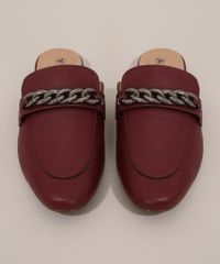 Mule-Feminino-com-Corrente-Via-Uno-Vinho-9983611-Vinho_5