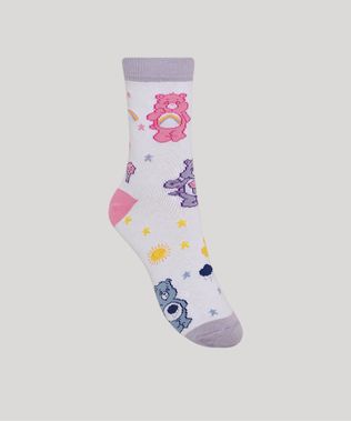 Meia-Feminina-Cano-Alto-Estampado-Ursinhos-Carinhosos-Lilas-9977261-Lilas_1