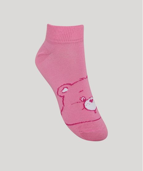 Meia-Feminina-Cano-Baixo-Ursinhos-Carinhosos-Rosa-9977263-Rosa_1