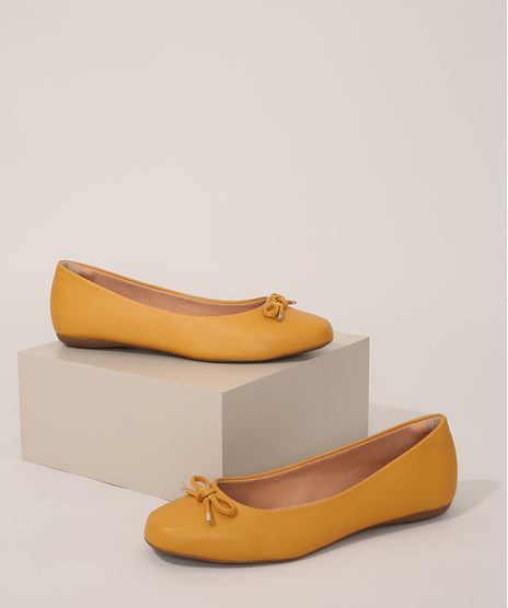 Sapatilha-Feminina-Bico-Quadrado-Via-Uno-Amarela-9983621-Amarelo_1