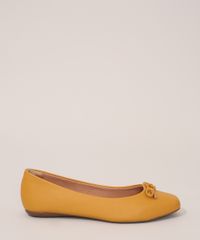 Sapatilha-Feminina-Bico-Quadrado-Via-Uno-Amarela-9983621-Amarelo_2