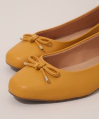 Sapatilha-Feminina-Bico-Quadrado-Via-Uno-Amarela-9983621-Amarelo_3