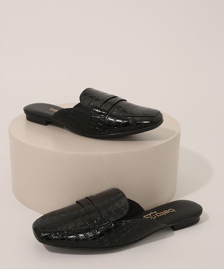 Mule-Feminino-Texturizado-Croco-Beira-Rio-Preto-9983695-Preto_1 Mule-Feminino-Texturizado-Croco-Beira-Rio-Preto-9983695-Preto_1