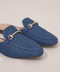Mule-Feminino-Jeans-com-Fivela-Via-Uno-Azul-9983605-Azul_3